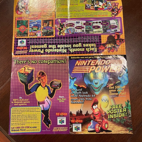 Vintage Nintendo Power Poster - Picture 2 of 3